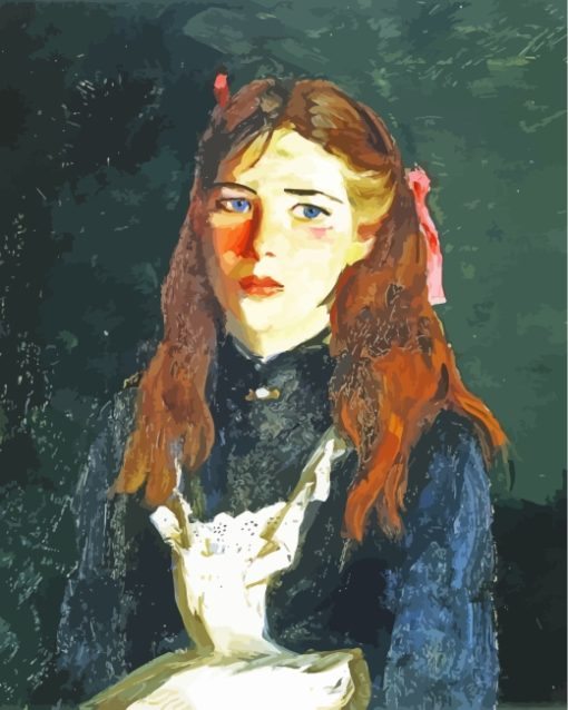 Irish Girl Art paint by numbers