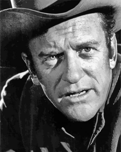 James Arness Matt Dillon Gunsmoke paint by numbers