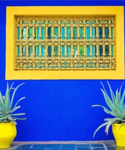 Jardin Majorelle paint by numbers