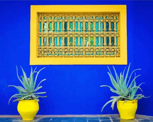 Jardin Majorelle paint by numbers