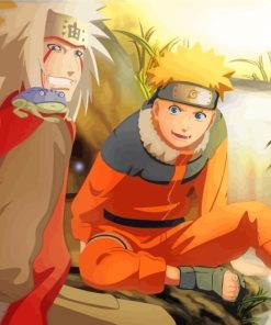 Jiraiya Naruto Uzumaki paint by numbers