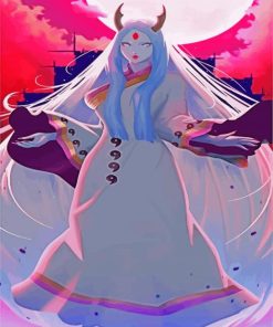 Aesthetic Kaguya Otsutsuki Naruto Manga Anime paint by numbers