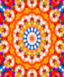 Kaleidoscope Mandala paint by numbers