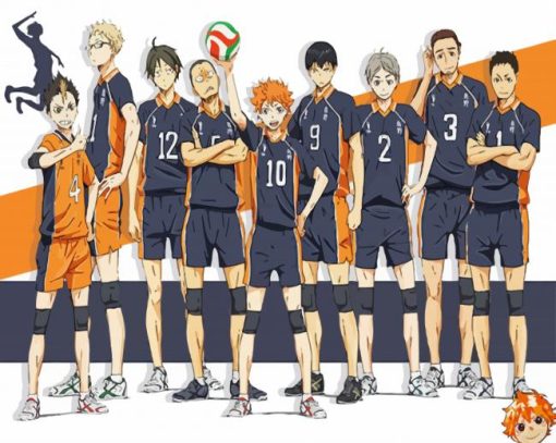 Karasuno paint by numbers