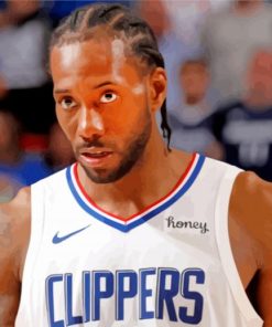 Kawhi The American Basketball Player paint by numbers