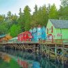 Ketchikan Revillagigedo Island Alaska paint by number