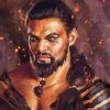 Khal Drogo Illustration paint by numbers