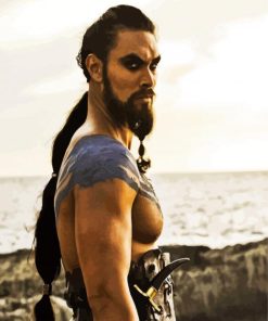 Khal Drogo paint by numbers