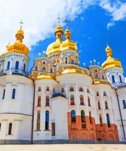 Kiev Pechersk Lavra paint by numbers