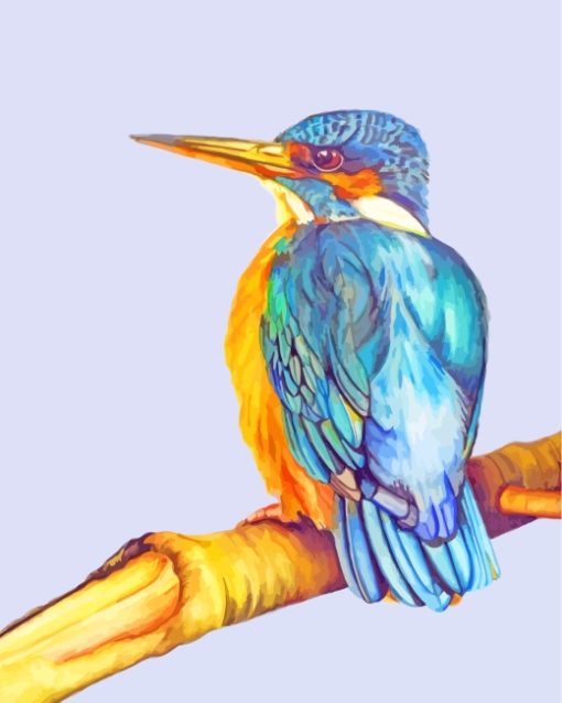 Kingfisher Art paint by numbers