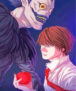 Kira And Ryuk Death Note paint by numbers