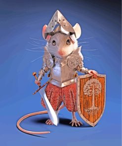 Knight Mouse paint by numbers