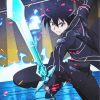 Kirito Kazuto Kirigaya paint by number