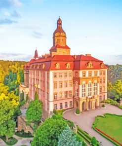 Ksiaz Castle paint by numbers