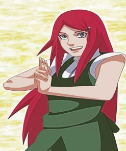 Kushina Uzumaki paint by numbers