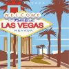 Las Vegas Nevada Poster paint by number