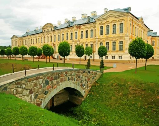 Latvian National Museum Of Art Building paint by numbers