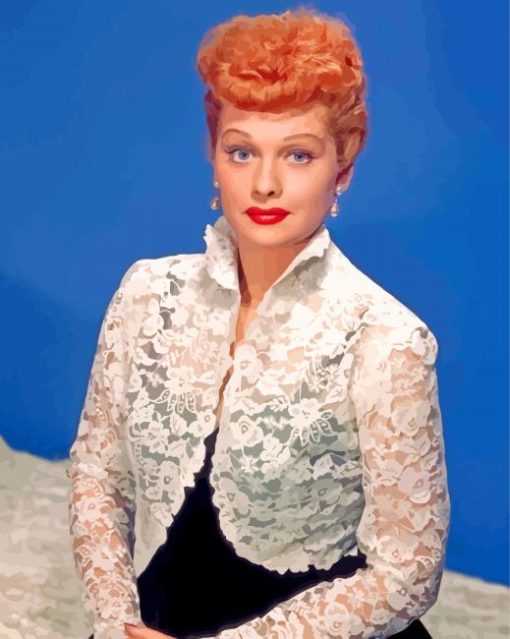 Lucille Ball paint by numbers