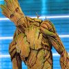 Marvel Groot In Guardians Of The Galaxy paint by numbers