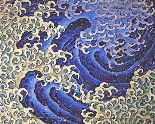 Masculine Wave By Hokusai paint by numbers