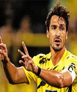 Mats Hummels Footballer paint by numbers