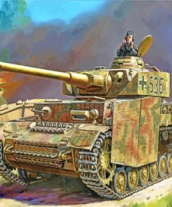 Military Tank paint by numbers