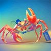 Mr Crab Art paint by numbers