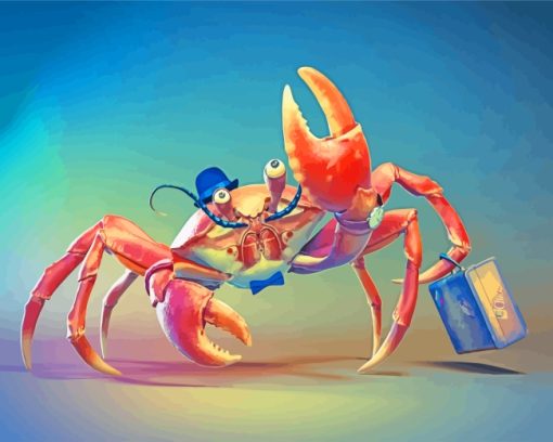 Mr Crab Art paint by numbers