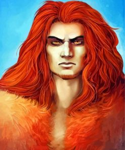 Mufasa Man paint by numbers