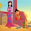 Mulan And Li Shang paint by numbers