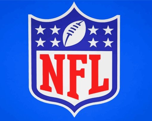 The National Football League Logo paint by numbers