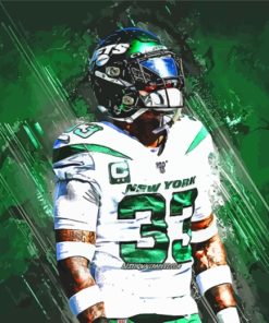 New York Jets Football Player paint by numbers