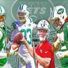 NY Jets Players paint by numbers