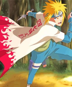 Naruto Minato Namikaze paint by numbers