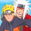 Naruto Uzumaki And Jiraiya paint by numbers