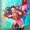 Nezuko Demon Slayer Anime paint by number