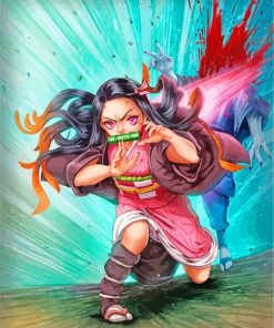 Nezuko Demon Slayer Anime paint by number