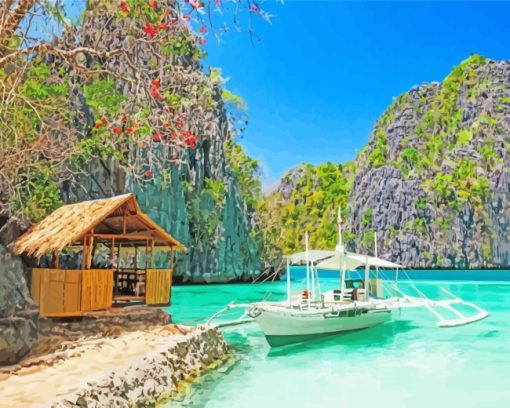 Palawan Philippines paint by numbers