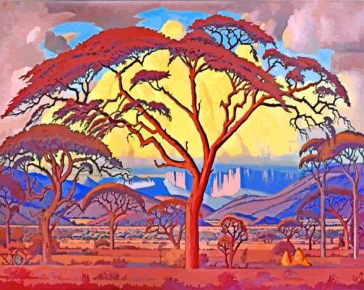 Pierneef Artwork paint by numbers