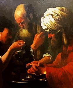 Pilate Washing His Hands Hendrick Te Brugghen paint by numbers