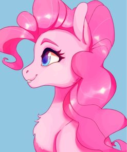 Little Pony Pinkie paint by numbers