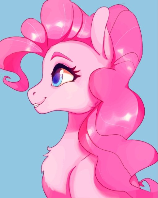 Little Pony Pinkie paint by numbers