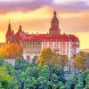 Poland Ksiaz Castle paint by numbers