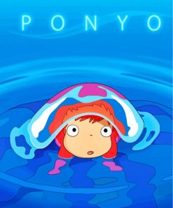 Ponyo Goldfish paint by numbers