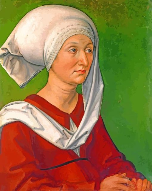 Portrait Of Barbara Durer paint by number