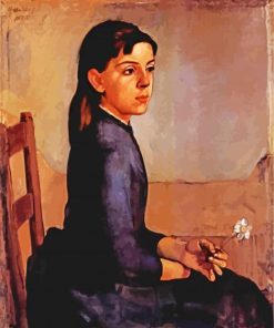 Portrait Of Louise Delphine Duchosal Hodler paint by numbers