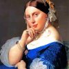 Portrait Of Madame Ingres paint by numbers