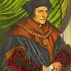 Portrait Of Sir Thomas More By Holbein paint by numbers