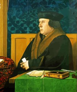 Portrait Of Sir Thomas Cromwell By Holbein paint by numbers