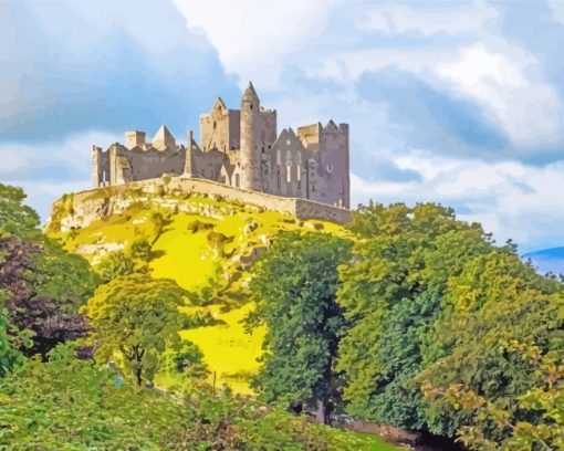 Rock Of Cashel Ireland paint by numbers